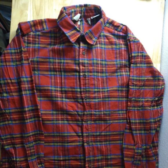 Vintage L.L. Bean Flannel Button Down Shirt - Picture 2 of 8